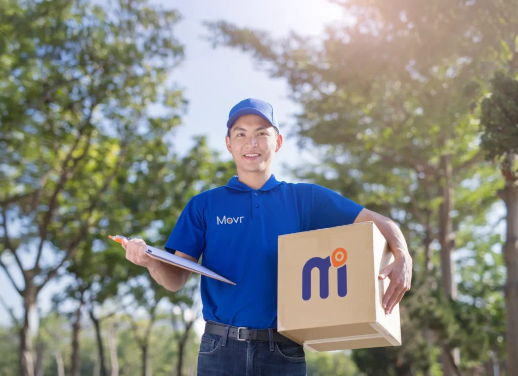 ส่งรถมอเตอร์ไซค์ในกรุงเทพกับ Movr